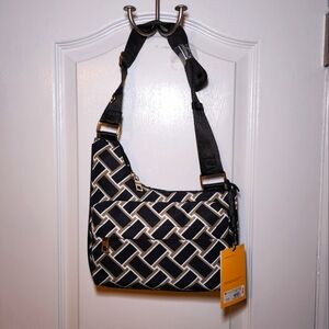 Diane Von Furstenburg For Target Vintage Weave Neutral Utility Crossbody Bag